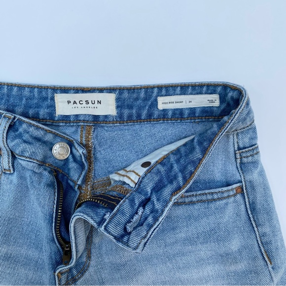 Distressed Denim Shorts - Picture 3 of 4